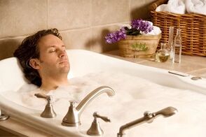 tomar un baño para aumentar a potencia