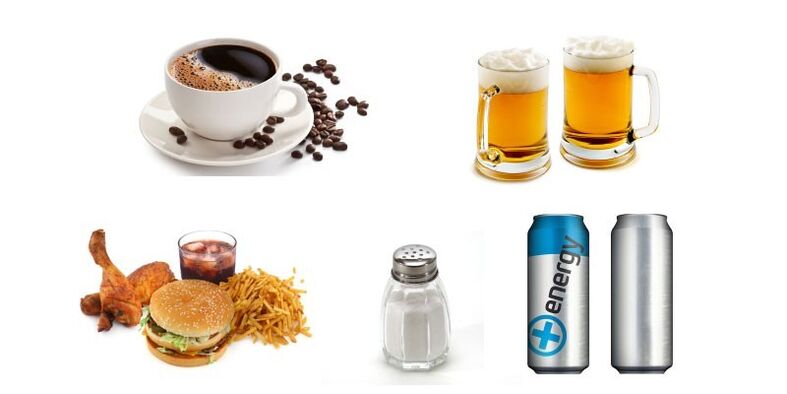 bebidas prexudiciais para a potencia